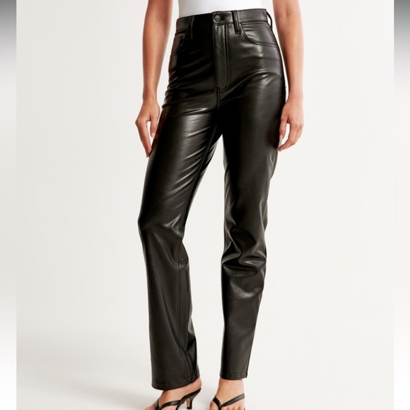 A&F Leather Pants - Picture 3 of 8